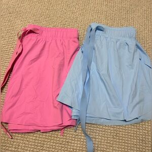Active Skorts Pink L, Blue M NWOT